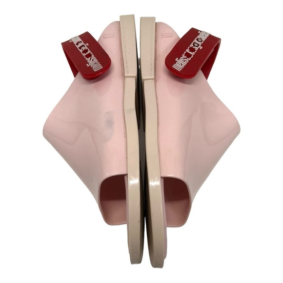 Melissa Twist Pink Jelly Slingback Scented PVC Casual Flat Sandals Women 8 - Picture 11 of 14